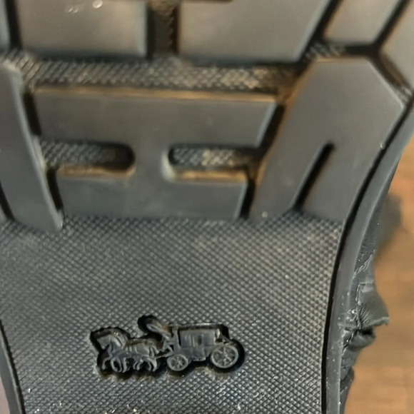 COACH Rory Riding Boot Black Size 7C - Picture 7 of 9